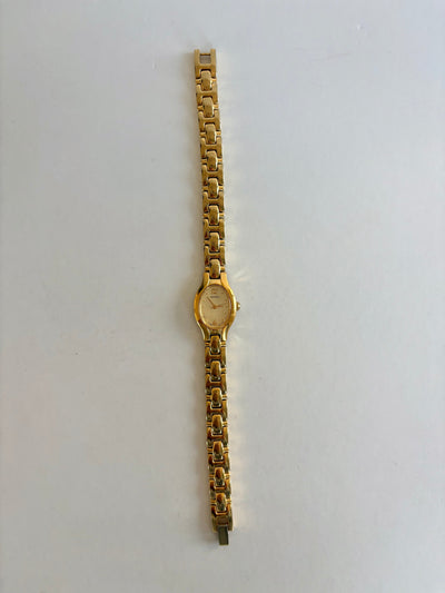 Sjælden Vintage Seiko Guldtonet Delikat Dameur