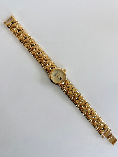 Sjælden Vintage Guldtonet Svane Dameur