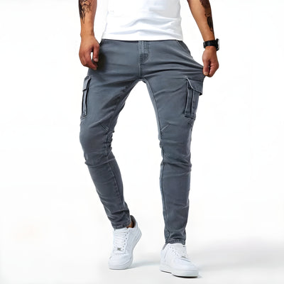 Samuel™ | Cargo-bukser i stræk-denim