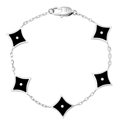 Ikonisk Rhombus Armbånd sort