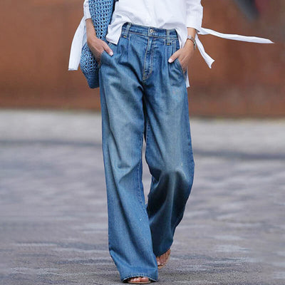 Julissa™ | Komfortable, bredde damestrækkede jeans