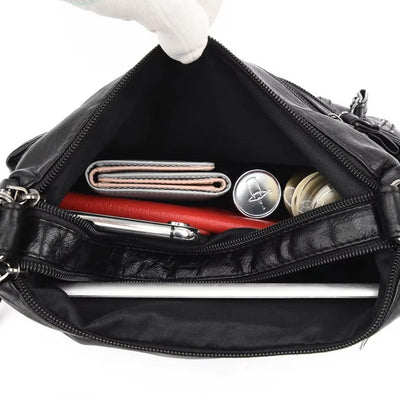 常子 | Blød læder crossbody taske
