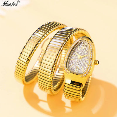 Serpentia™ Guld Elegance Ur