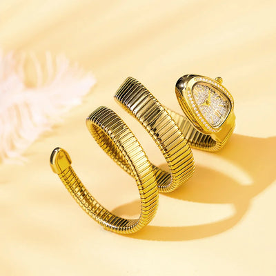 Serpentia™ Guld Elegance Ur