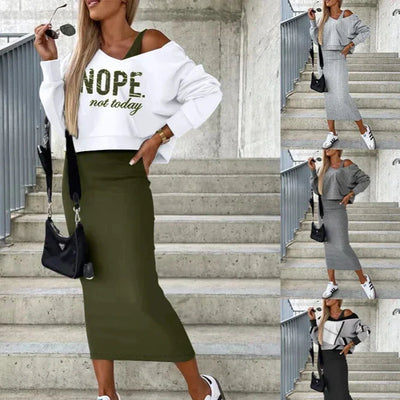 Attitude™ - Sæt med bluse og kjole