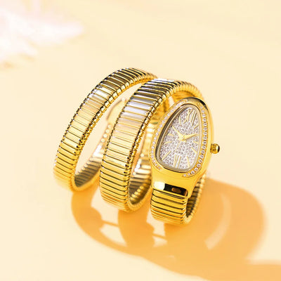 Serpentia™ Guld Elegance Ur