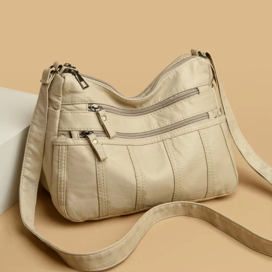 常子 | Blød læder crossbody taske