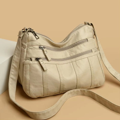 常子 | Blød læder crossbody taske