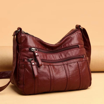 常子 | Blød læder crossbody taske