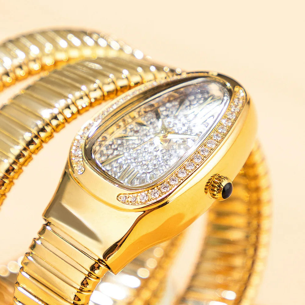 Serpentia™ Guld Elegance Ur