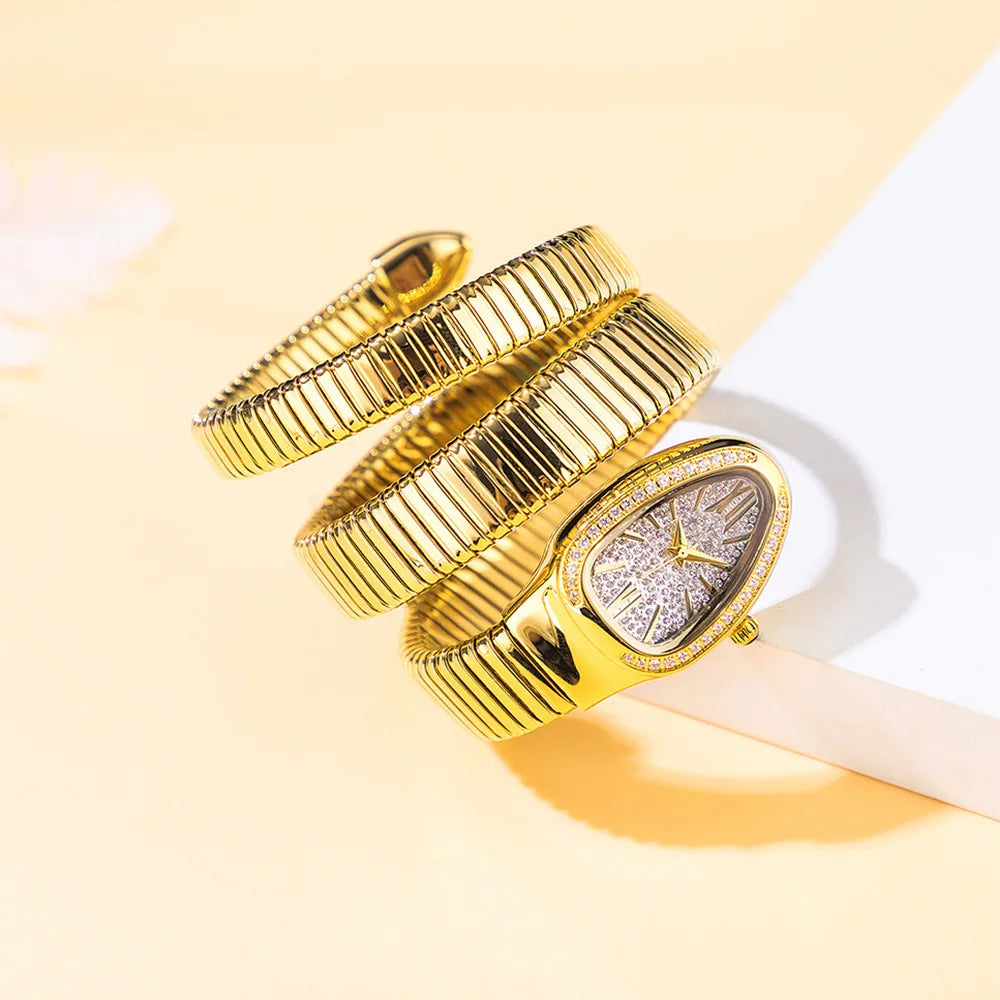 Serpentia™ Guld Elegance Ur