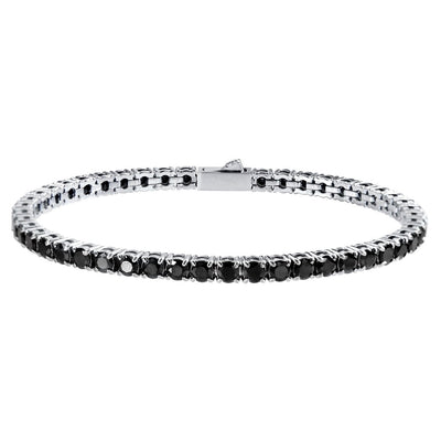 Tennisarmbånd sort