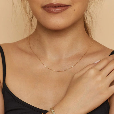 Bodega Box Halskette | Guld 18k