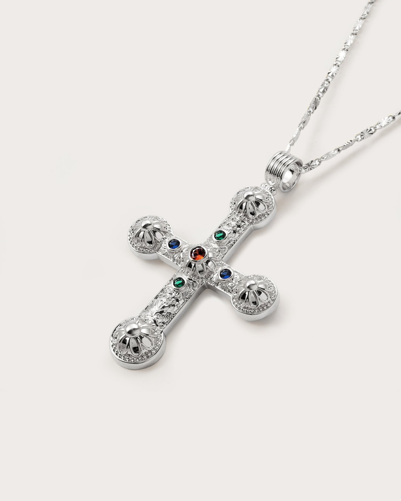 XL Cross Chain i Sølv