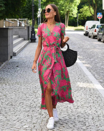 Linda™ Sommerkjole med blomster