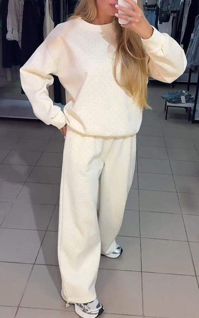 Adela - Diamond Sæt bestående af Pullover og Bukser