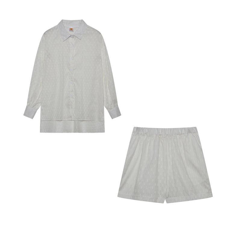 Elizabeth™ - Luftigt Skjorte- og Shorts Sæt