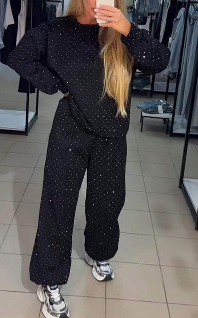 Adela - Diamond Sæt bestående af Pullover og Bukser
