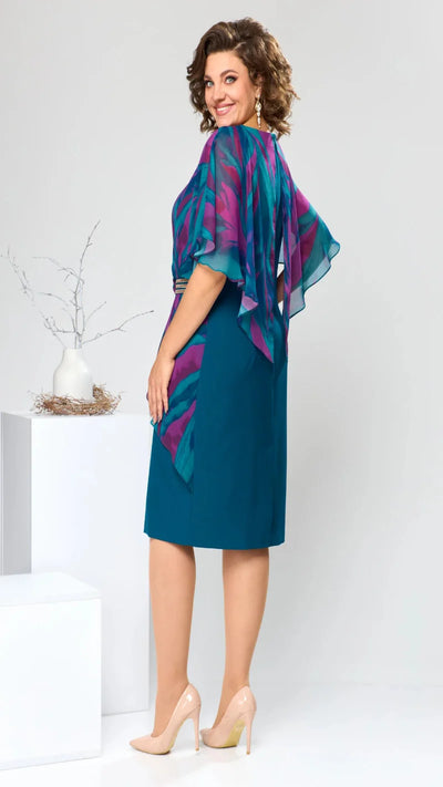 Mirabella Elegant Draperet Kjole