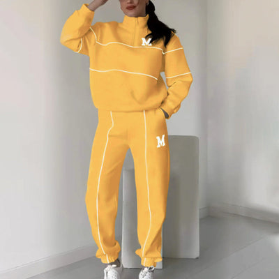Jade - Linned Casual Hoodie Sæt 2-delt
