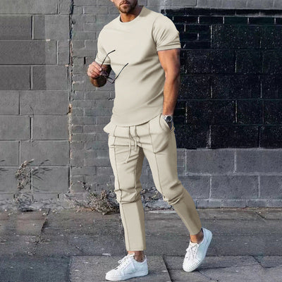 LoungeDuo™ | Sæt med lange bukser og T-shirt
