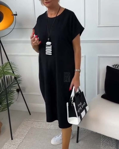 Iris™ - Stilfuld Kortærmet Kjole