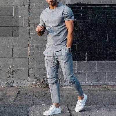 LoungeDuo™ | Sæt med lange bukser og T-shirt