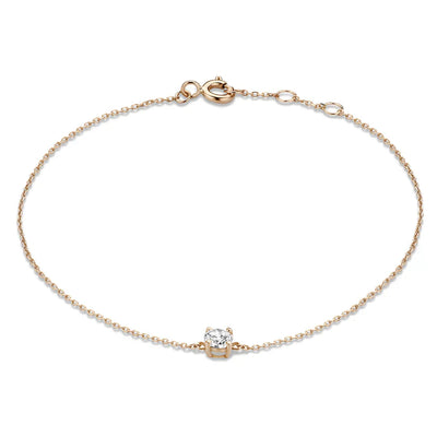 Cléa Moissanit-Stein-Armbånd | Guld 14k