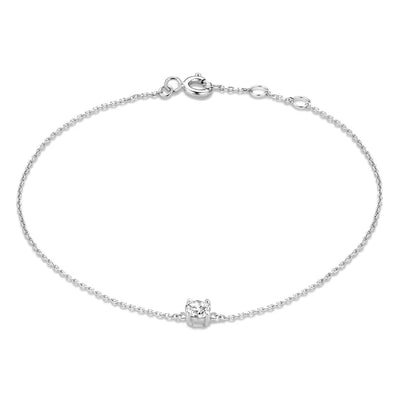 Cléa Moissanit-Stein-Armbånd | Guld 14k