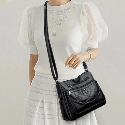 Lilie | Luksuriøs blødt læder crossbody taske