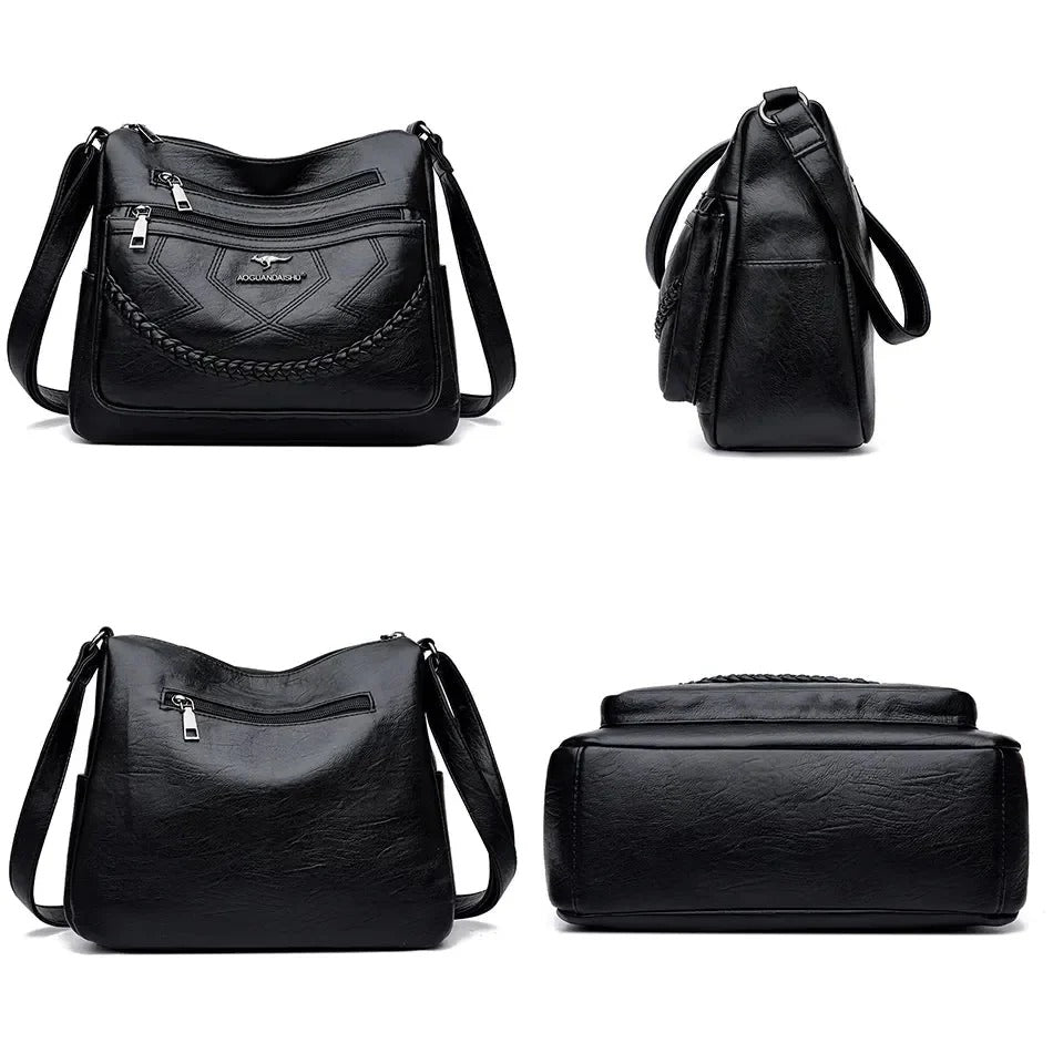 Lilie | Luksuriøs blødt læder crossbody taske