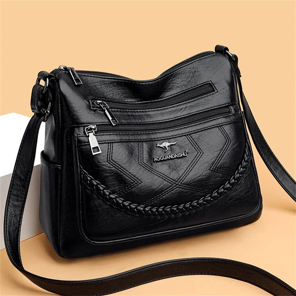 Lilie | Luksuriøs blødt læder crossbody taske