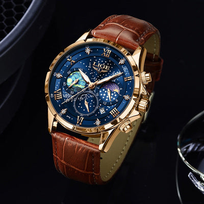 Elegant Mondphasenuhr