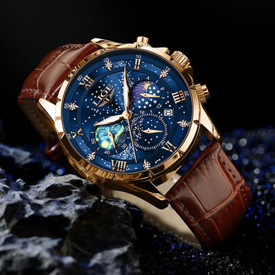 Elegant Mondphasenuhr