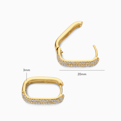 Ikon Pavé-Dæk | Guld 18k