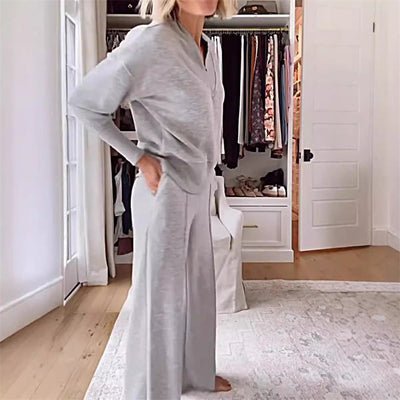 Calliope - Lækkert fashion-sæt til damer 【Top + Bukser】