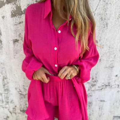 Luna™ Chic Sæt i Linned i To Dele