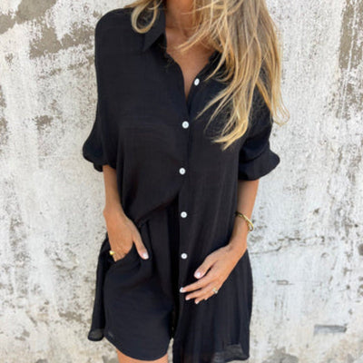 Luna™ Chic Sæt i Linned i To Dele