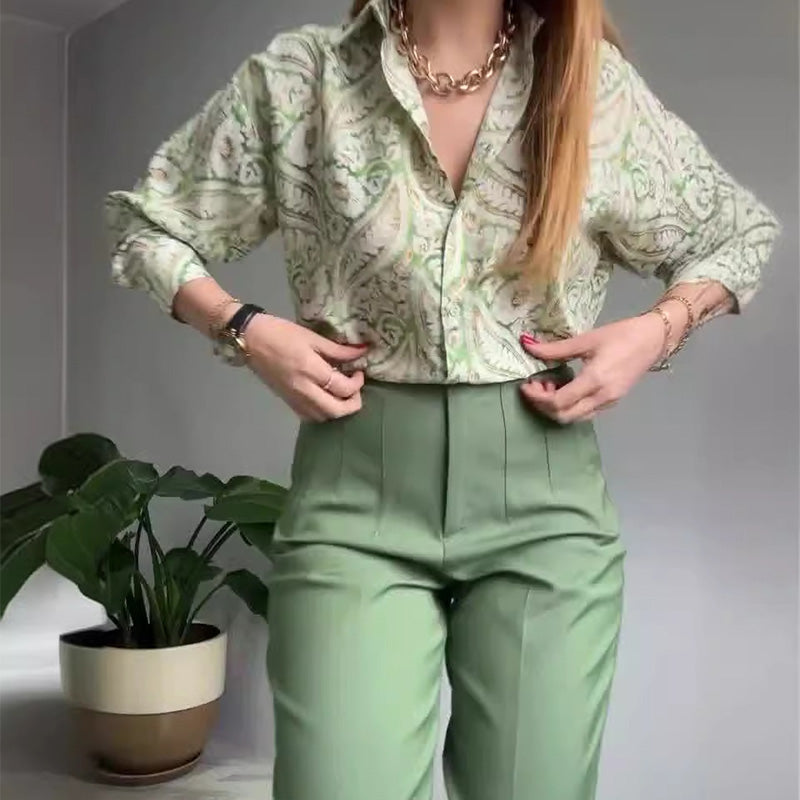 TATJANA I TRENDY SKJORTE- OG BUKSESÆT