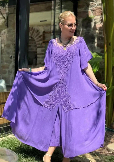 Lucia™ | Besticktes Kleid - Olsen & Olsen