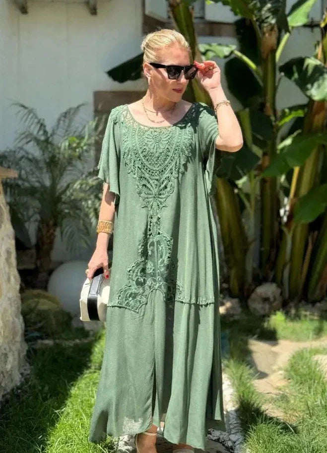 Lucia™ | Besticktes Kleid - Olsen & Olsen