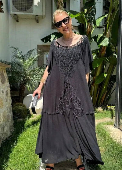Lucia™ | Besticktes Kleid - Olsen & Olsen