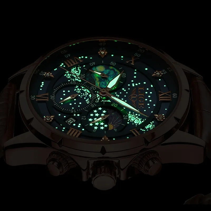 Elegant Mondphasenuhr