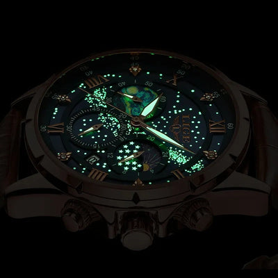 Elegant Mondphasenuhr